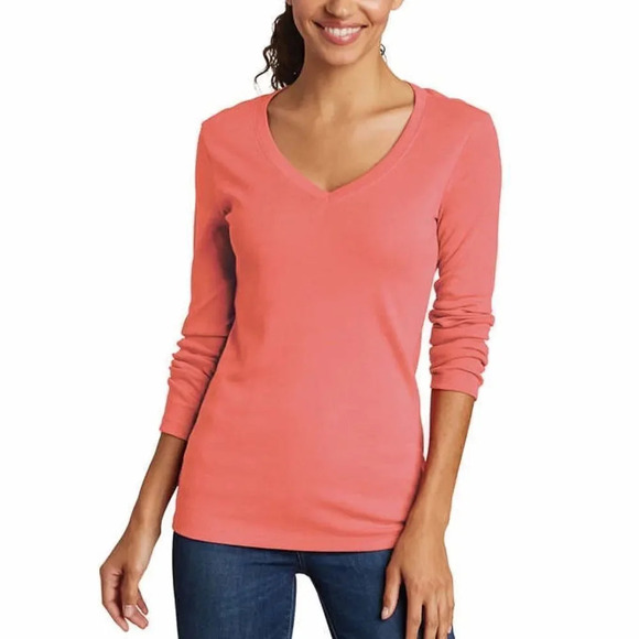 Long sleeve Eddie Bauer Ladies Long Sleeve Tee, 2-pack - Picture 5 of 9